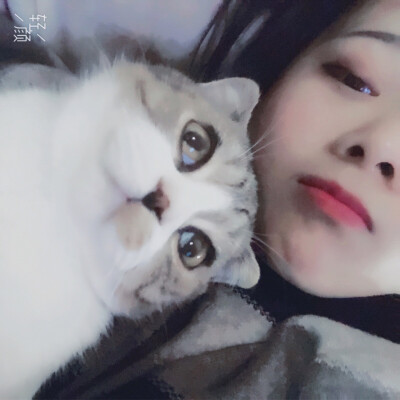 猫咪头像 抱猫 闺蜜头像