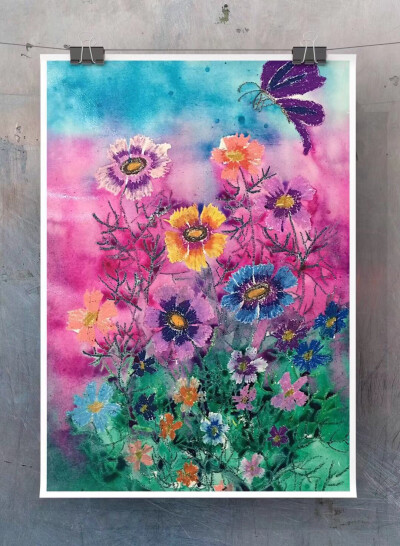 超好看花卉图