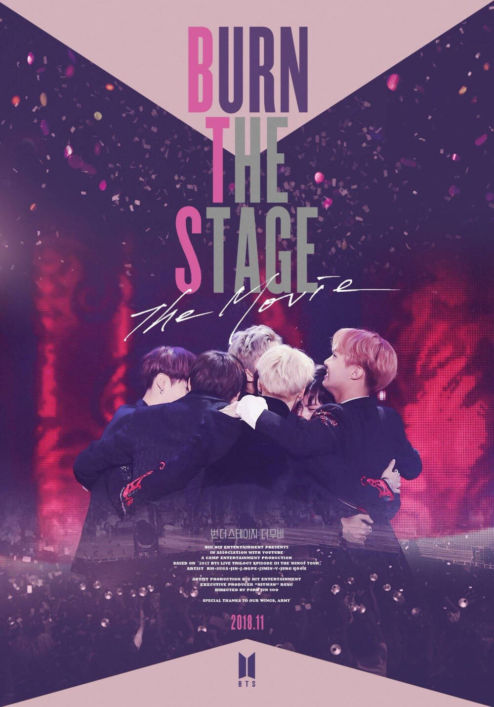 #防弹少年团# burn the stage电影票用图