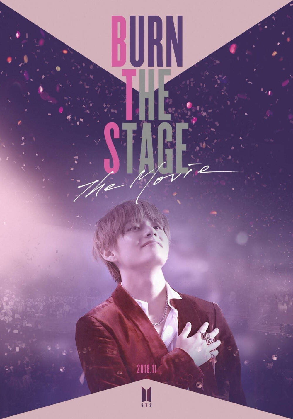 #防弹少年团# burn the stage电影票用图