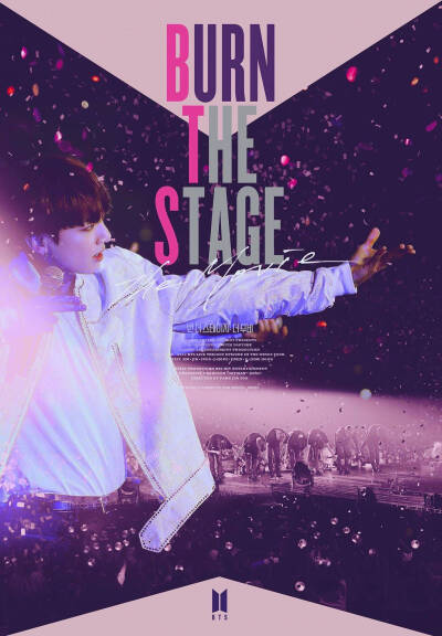 #防弹少年团# burn the stage电影票用图