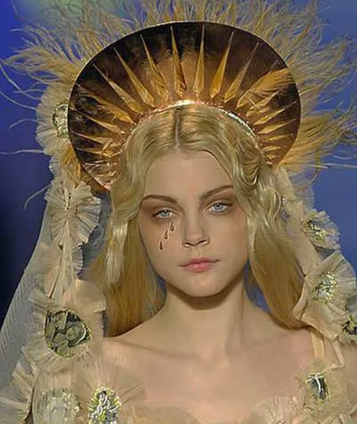 女头雅典欧美风黄金复古女神神话唯美冷淡