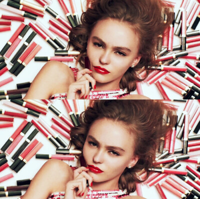 My little princess.
Babydoll.
Lily-Rose Depp.