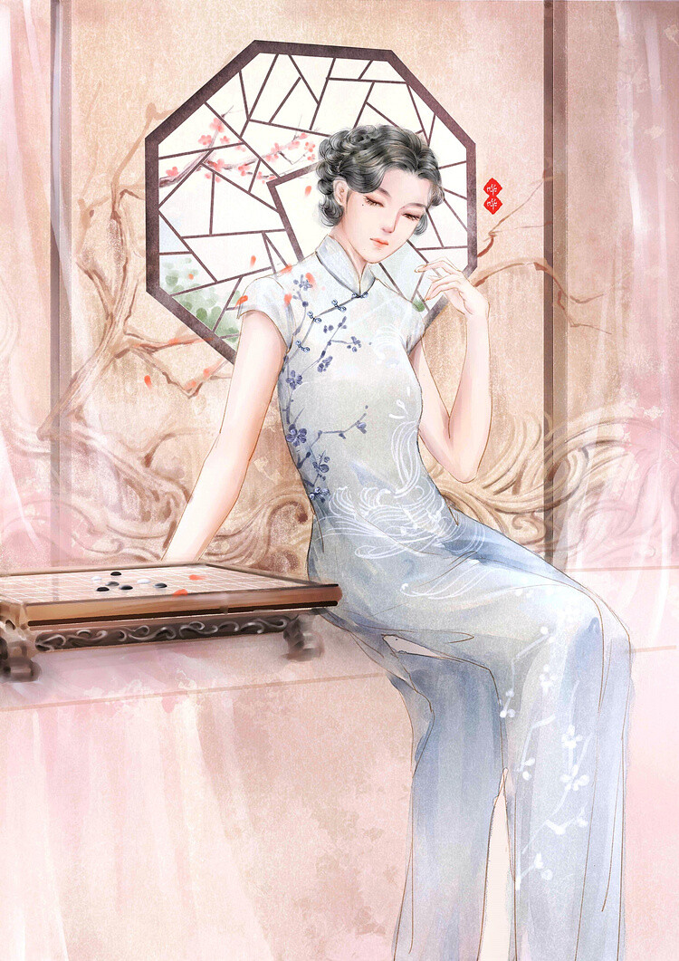 〔 古风美人 〕作者' 哗哗huahua哗哗