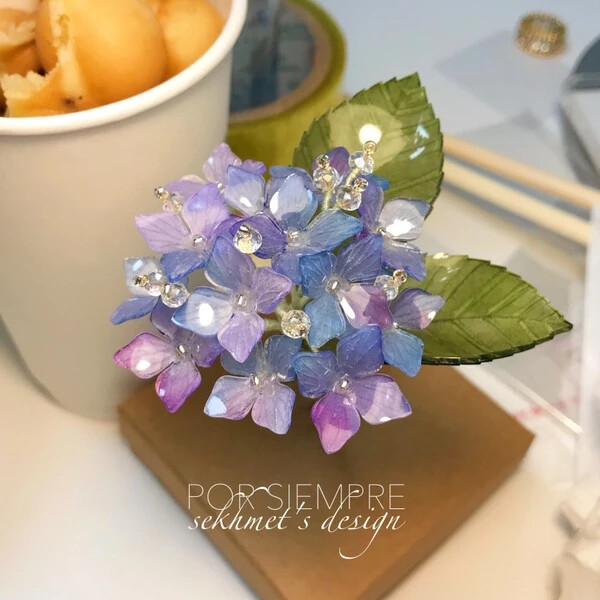 【POR SIEMPRE】[classic accessories] 限定紫阳花大簪