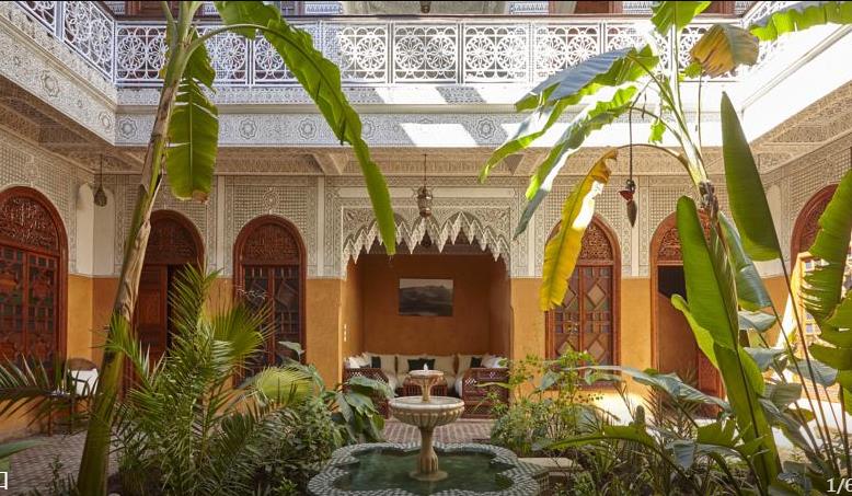 秘密花园摩洛哥传统庭院旅馆。 (Riad Jardin Secret)