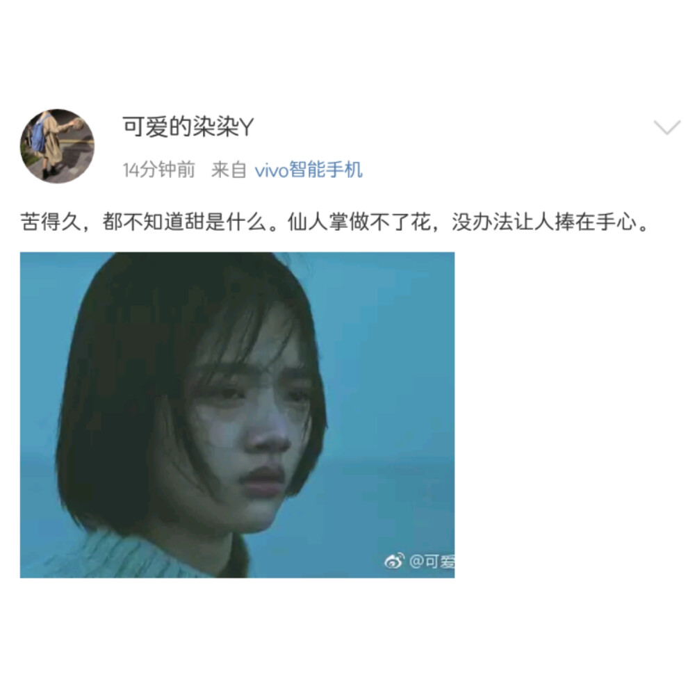 《悲伤逆流成河》扎心
