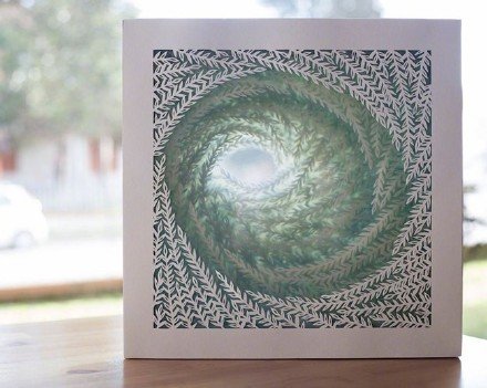 来自意大利艺术家 Elisa Mearelli 刻纸作品 www.elisamearelli.eu