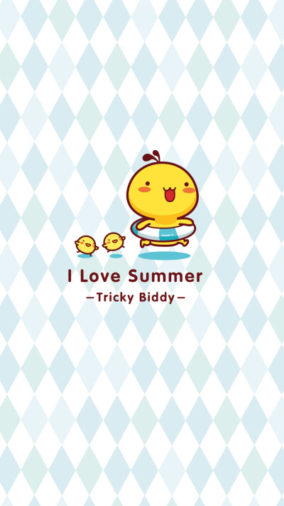 油爆叽丁春夏秋冬手机壁纸～夏