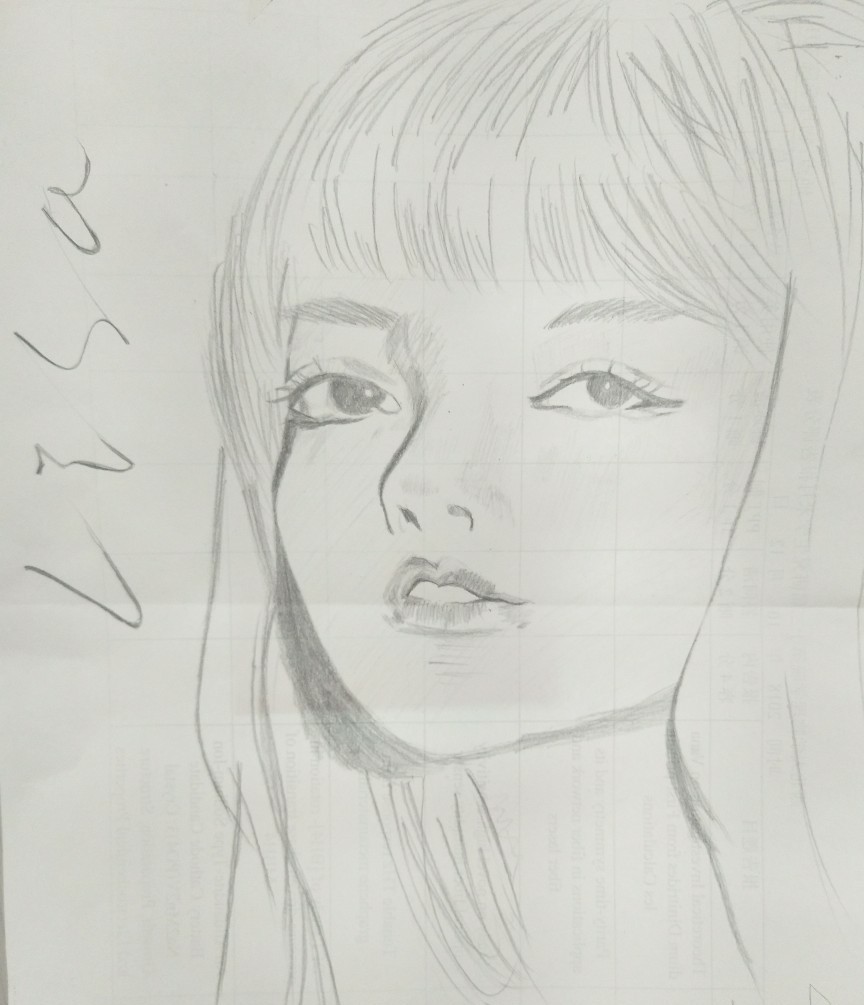 我的画 手绘 blackpink Lisa