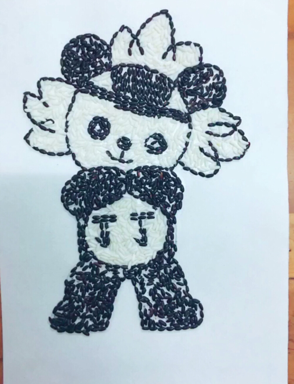 创意豆子画