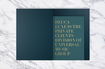 Decca Luxe branding品牌形象设计