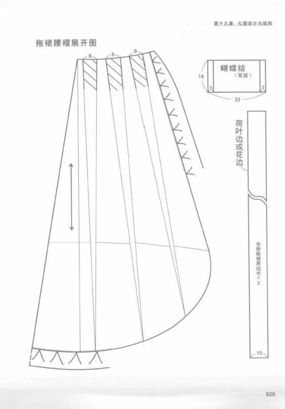 服装制版11款女士礼服（婚纱）的设计与制版纸样分享215