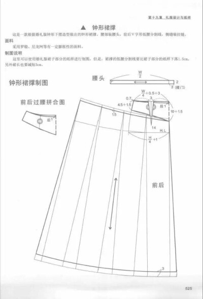 服装制版11款女士礼服（婚纱）的设计与制版纸样分享215