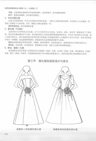 服装制版11款女士礼服（婚纱）的设计与制版纸样分享215