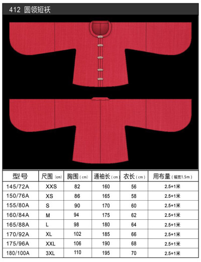 汉服打版
