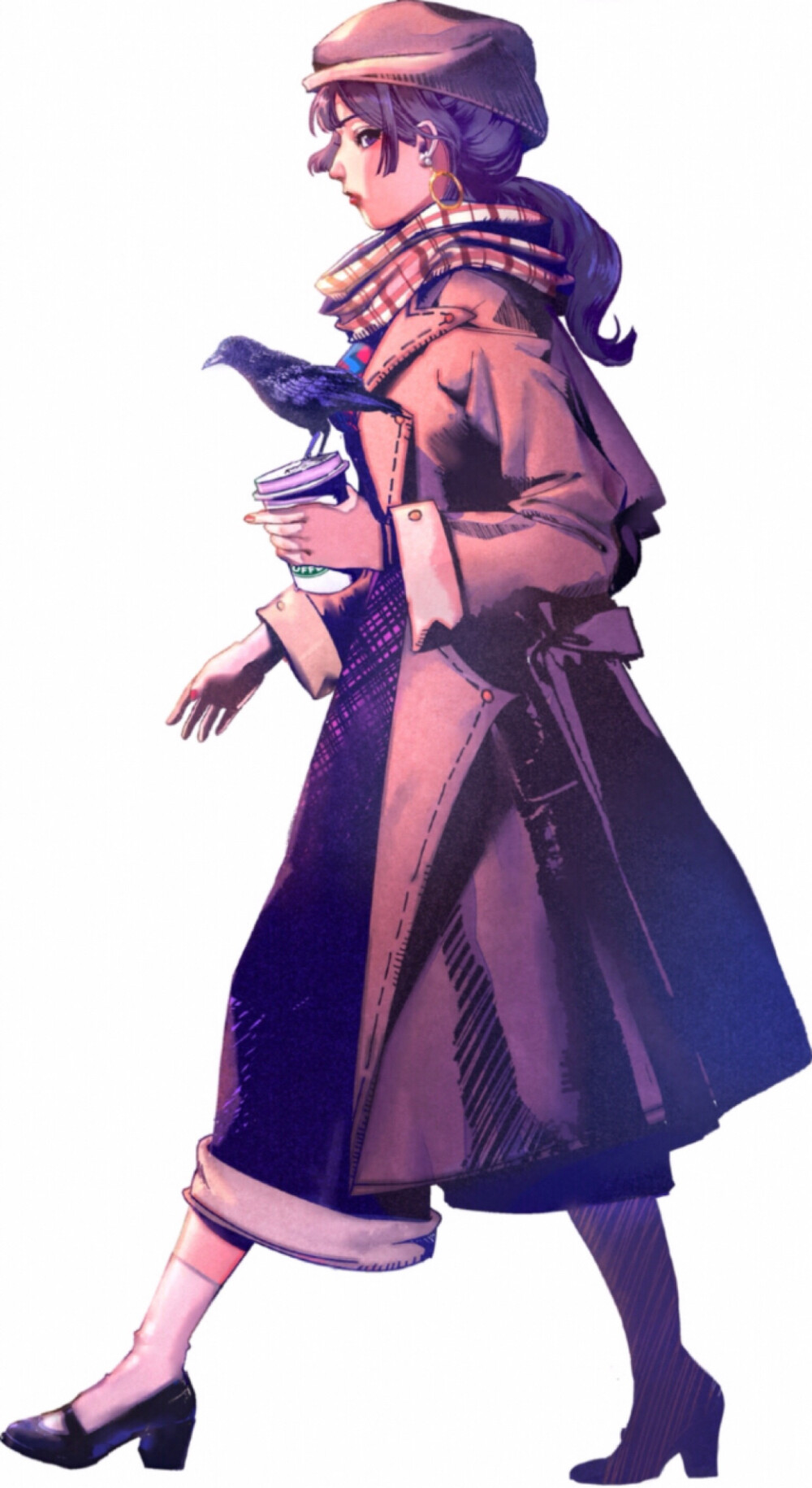 424 画师apize原创：复古画报女孩 7