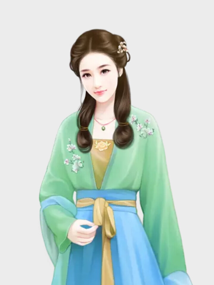 广袖流云,琴曲指尖凝,清水芙蕖脱尘嚣. 【古风立绘】