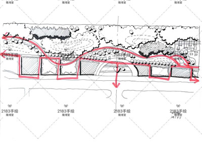 园林景观快速设计方案“道路骨架”分析练习分享，满满的干货哟