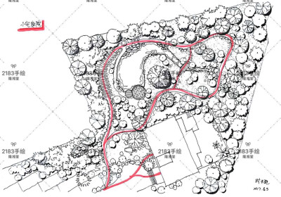 园林景观快速设计方案“道路骨架”分析练习分享，满满的干货哟