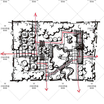 园林景观快速设计方案“道路骨架”分析练习分享，满满的干货哟