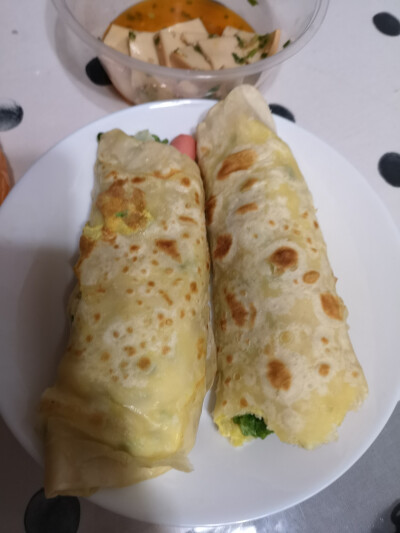 自己做的鸡蛋灌饼