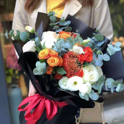 鲜花·花束·配色·干花