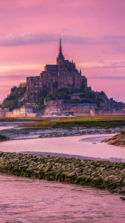 Mount-Saint-Michel and its Bay.