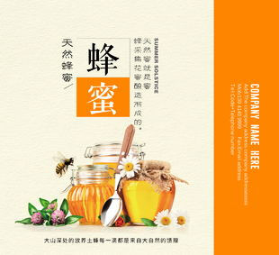 简洁大气手提袋设计蜂蜜包装