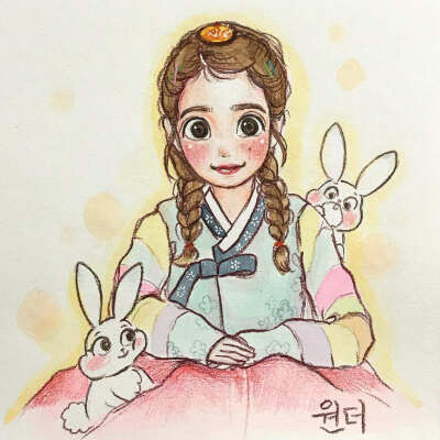 韩国插画师 ©wonder_iu