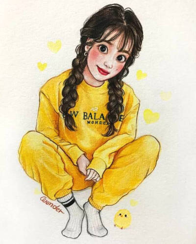 韩国插画师 ©wonder_iu