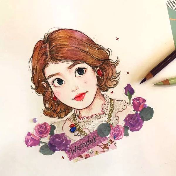 韩国插画师 ©wonder_iu