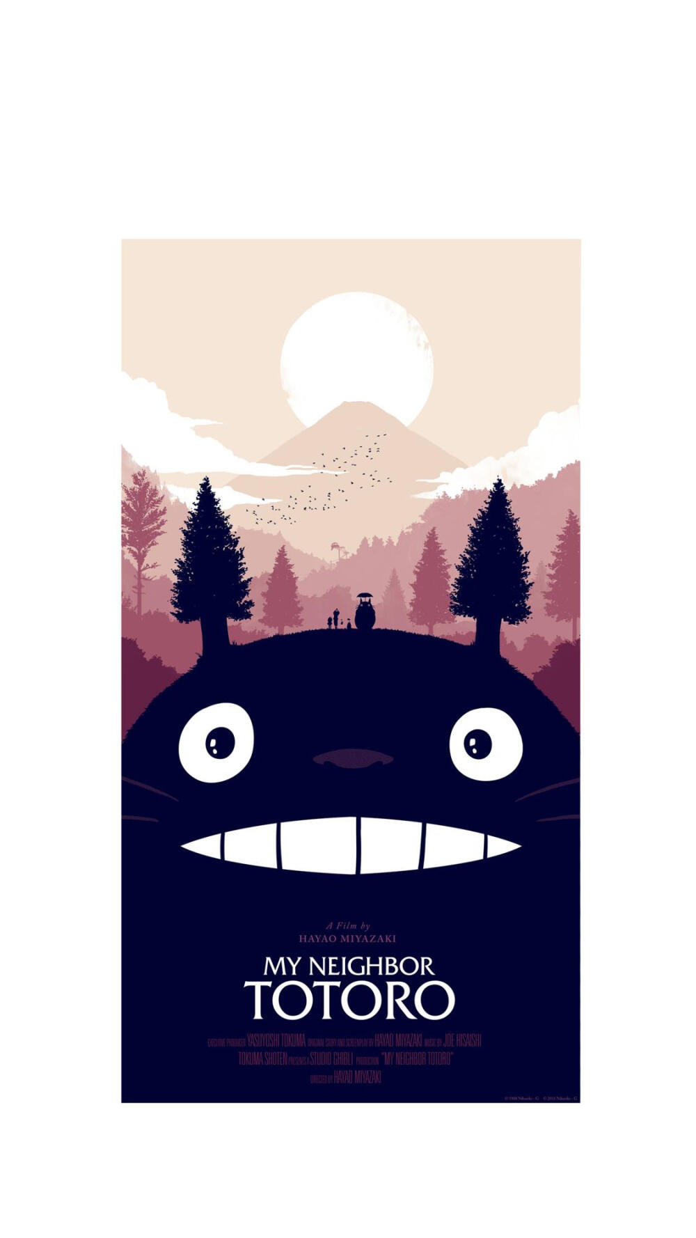 宫崎骏电影龙猫经典海报