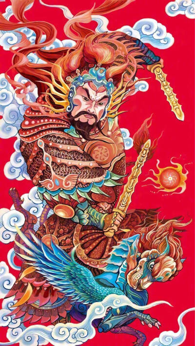 精致的中国年画