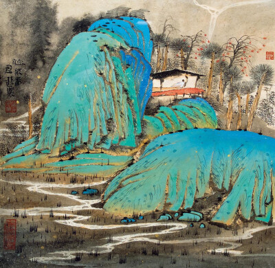 青绿——祁恩进老师作品