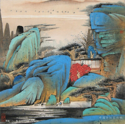 青绿——祁恩进老师作品