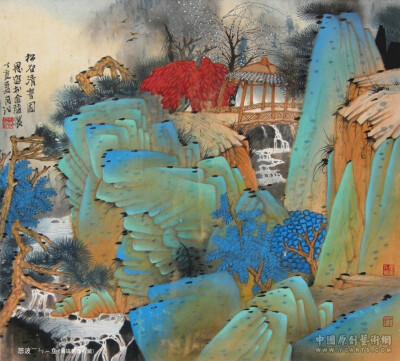 青绿——祁恩进老师作品欣赏