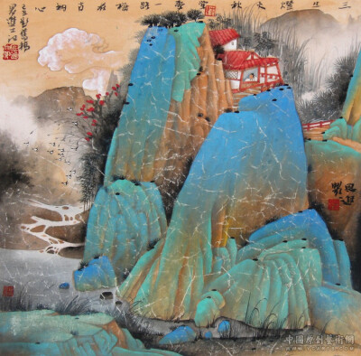 青绿——祁恩进老师作品欣赏