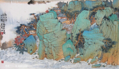 青绿——祁恩进老师作品欣赏