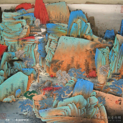 青绿——祁恩进老师作品欣赏