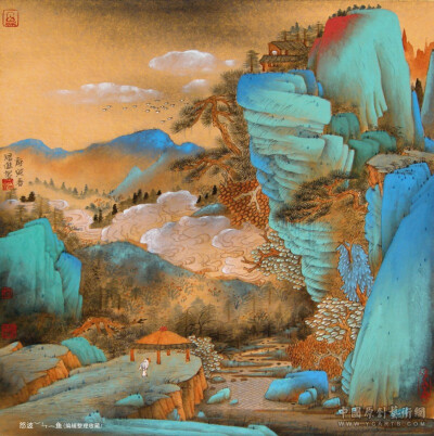 青绿——祁恩进老师作品欣赏