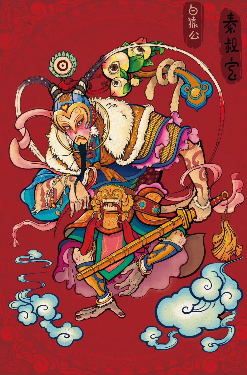 国潮门神 - 堆糖,美图壁纸兴趣社区