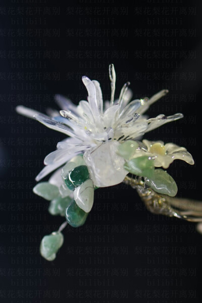 b站梨花梨花开离别的热缩作品