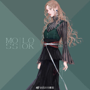 「桃子」画师moss  四次元青苔