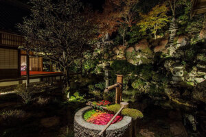 京都杨谷寺的水钵