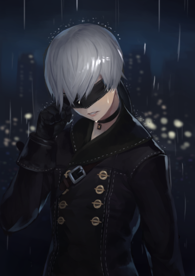 NieR：Automata 尼尔：机械纪元 9S 绘师：しん（p id=4024957） 本作品id=71905837