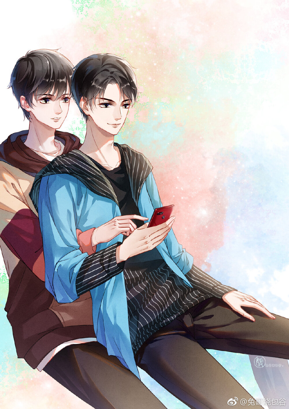 轻狂 霍然 寇忱 画手兔哥烧包谷