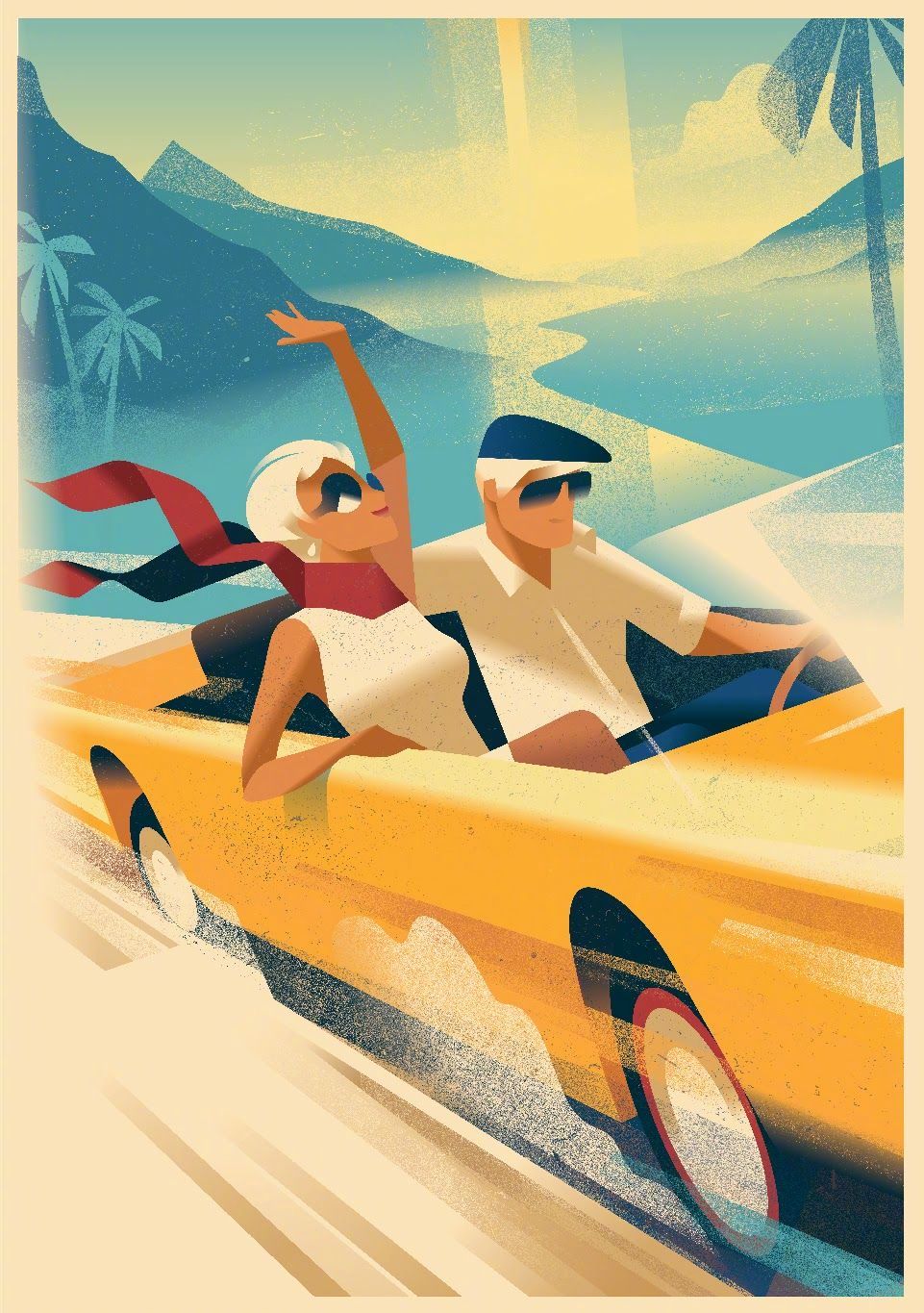 丹麦插画师madsberg复古风格插画作品wwwmadsbergdk