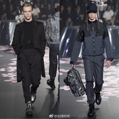 Dior 2019早秋男装系列东京发布秀，此次迪奥男装艺术总监KIM JONES从日本传统文化与日本当代艺术家空山基的作品中汲取灵感，并将此成功融入整个早秋男装系列的设计中，呈现出这场极具未来感的时尚大秀。