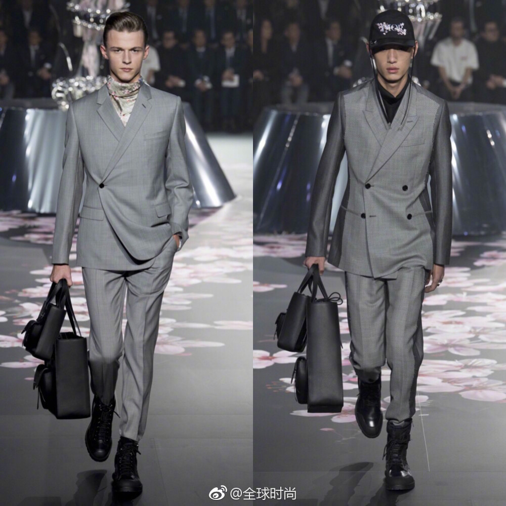 Dior 2019早秋男装系列东京发布秀，此次迪奥男装艺术总监KIM JONES从日本传统文化与日本当代艺术家空山基的作品中汲取灵感，并将此成功融入整个早秋男装系列的设计中，呈现出这场极具未来感的时尚大秀。